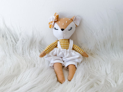 Sunny the Gingham Linen Fawn