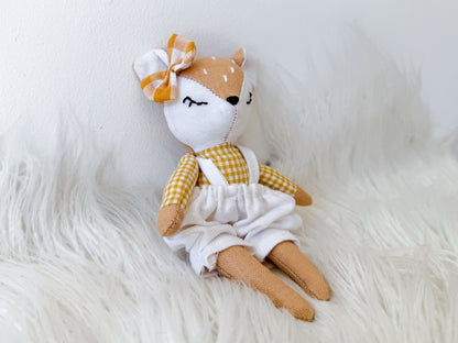 Sunny the Gingham Linen Fawn