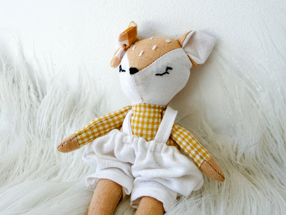 Sunny the Gingham Linen Fawn
