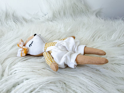 Sunny the Gingham Linen Fawn