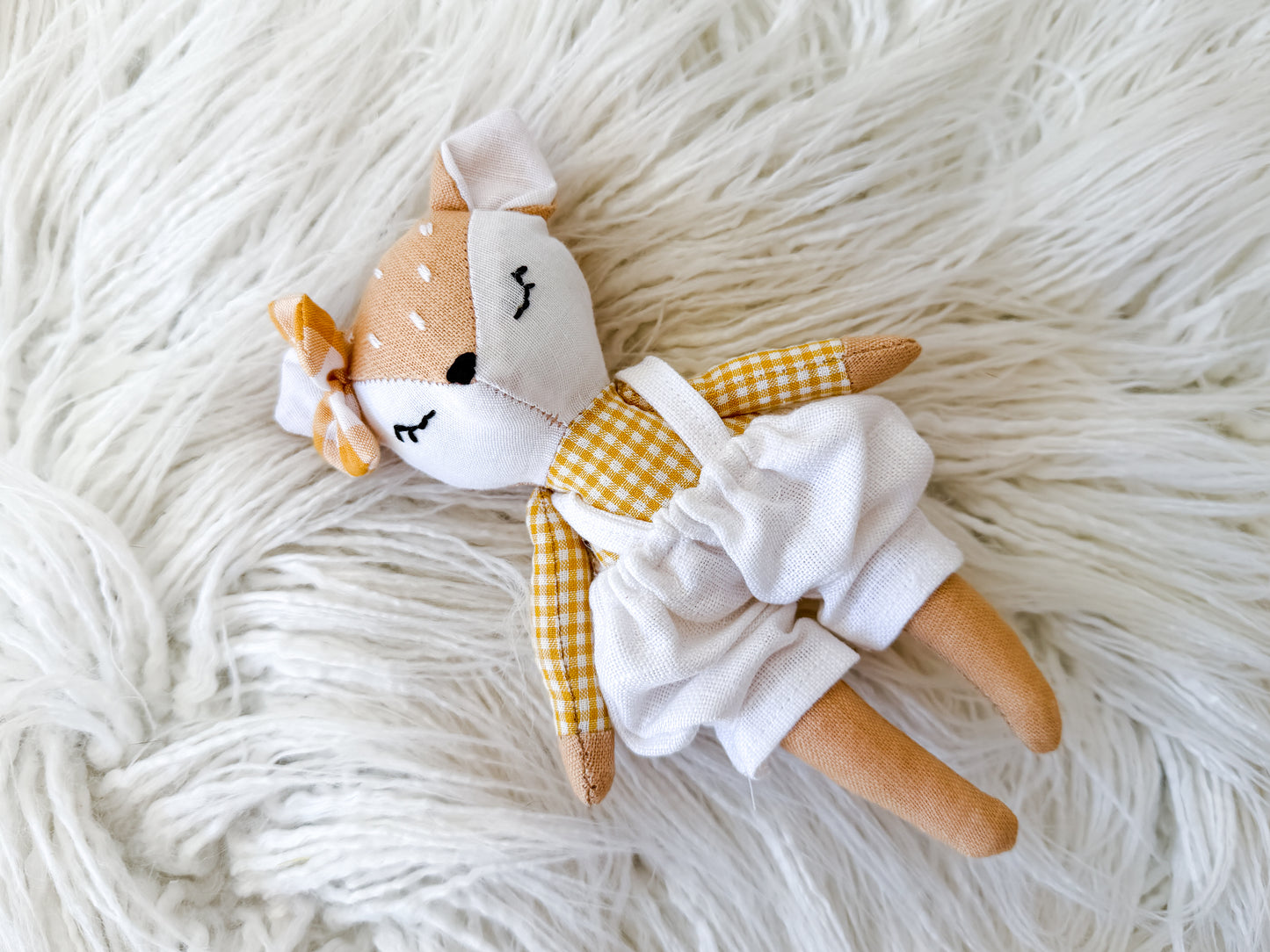 Sunny the Gingham Linen Fawn