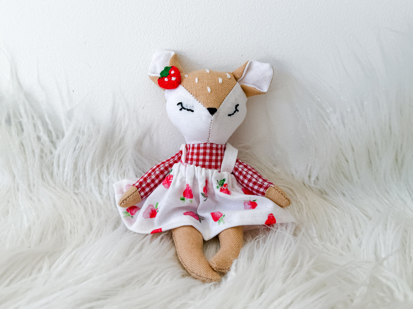 Ruby the Strawberry Linen Fawn