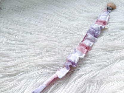 Frilly Dummy Clip in Lilac Check