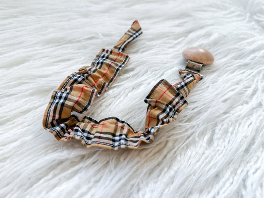 Frilly Dummy Clip in London Plaid