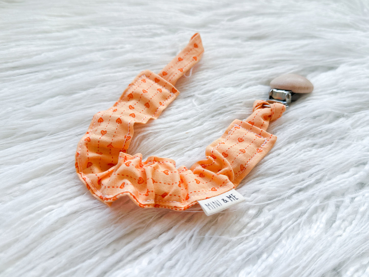 Frilly Dummy Clip in Tangerine