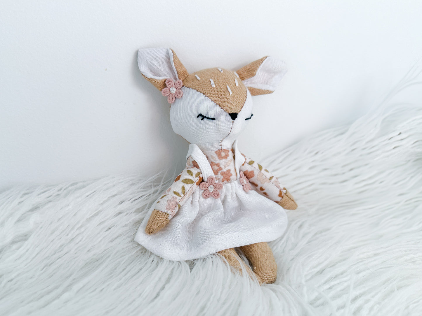 Mini Linen Fawn in Tan