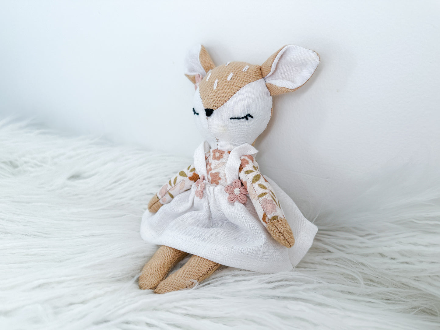 Mini Linen Fawn in Tan