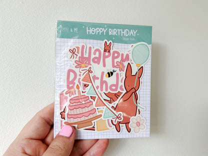 Sticker Pack - Birthday Bunny