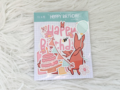 Sticker Pack - Birthday Bunny