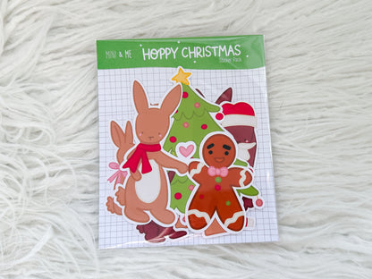 Sticker Pack - Christmas Bunny